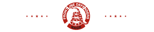 white NAGR logo